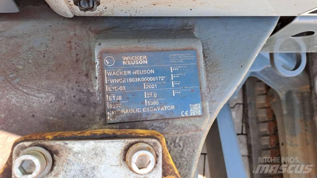 Wacker Neuson ET58 حفارات زحافة