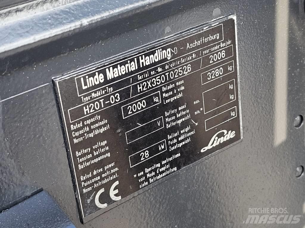 Linde H20T-03 شاحنات LPG