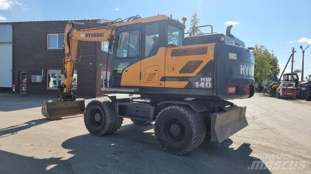 Hyundai HW 140 حفارات بعجل