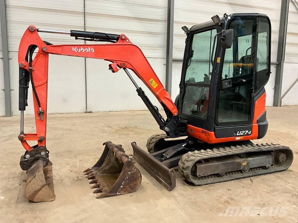 Kubota U 27-4 حفارات صغيرة أقل من 7 طن (حفارات صغيرة)