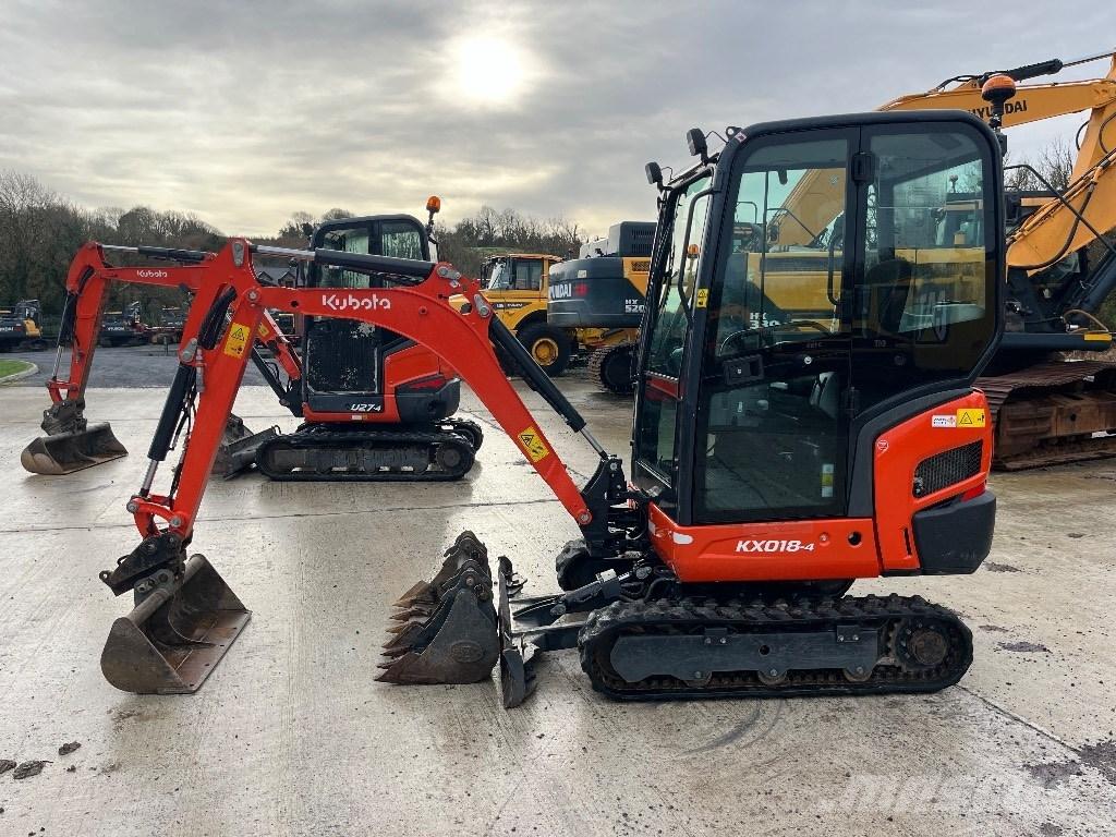 Kubota KX 018-4 حفارات صغيرة أقل من 7 طن (حفارات صغيرة)