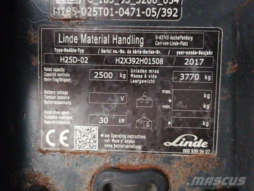 Linde H25D-02 شاحنات الديزل