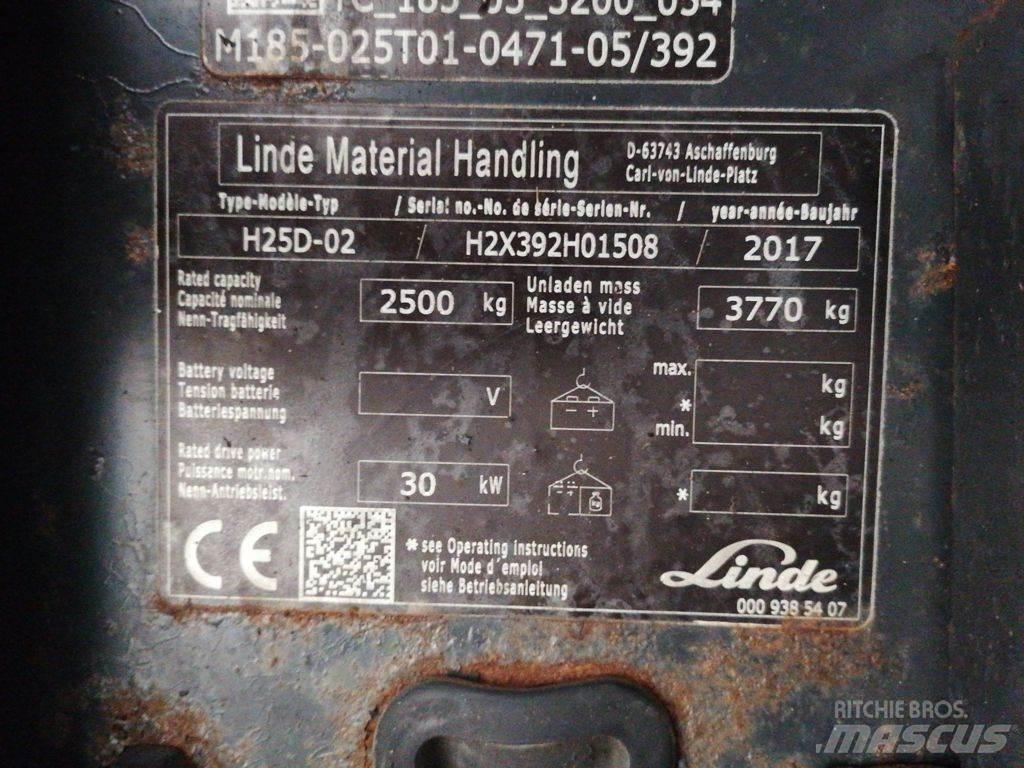 Linde H25D-02 شاحنات الديزل