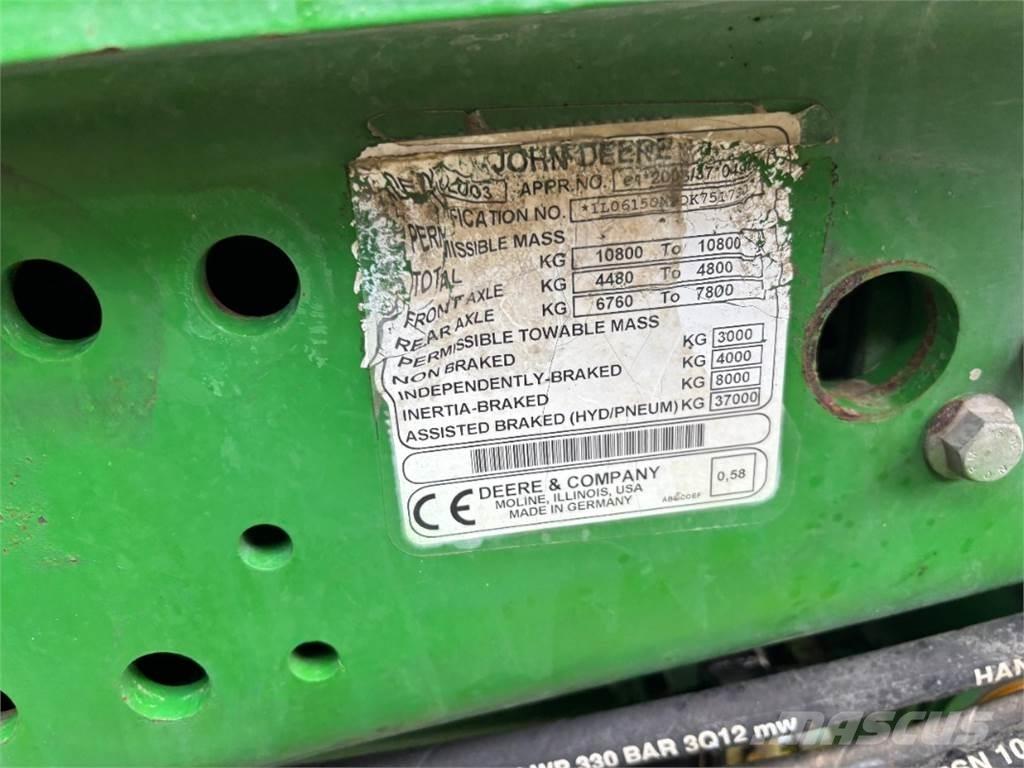 John Deere 6150M الجرارات