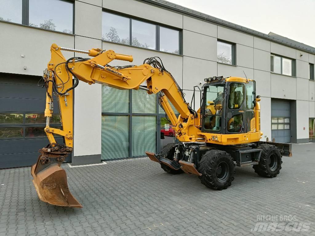 Komatsu PW118 MR-11 حفارات بعجل