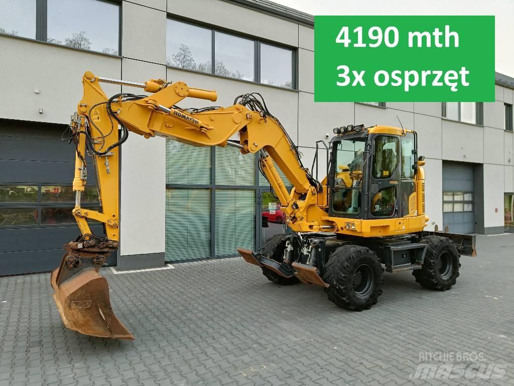 Komatsu PW118 MR-11 حفارات بعجل
