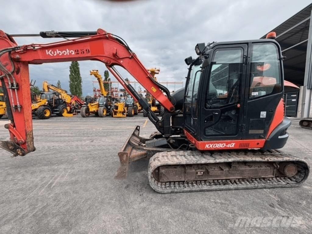 Kubota KX 080-4 حفارات وسط 7 طن - 12 طن
