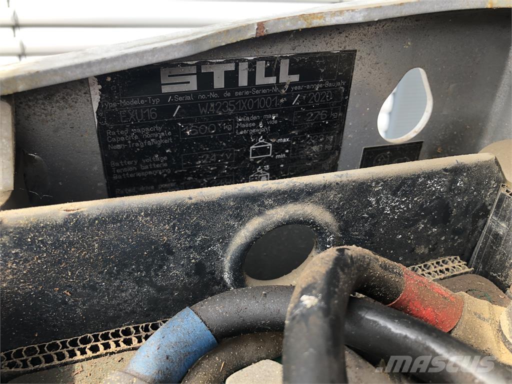 Still EXU16 معدات التكديس الجوالة