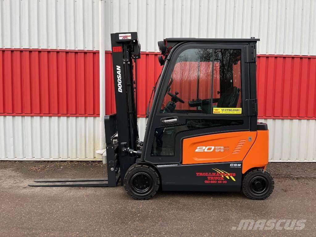 Doosan B 20 X-7 شاحنات ذات رافعات شوكية تعمل بالكهرباء