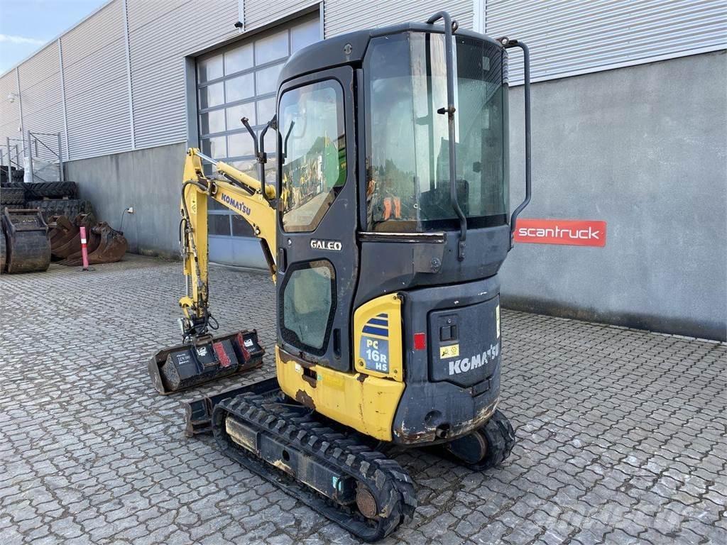 Komatsu PC16R حفارات بعجل
