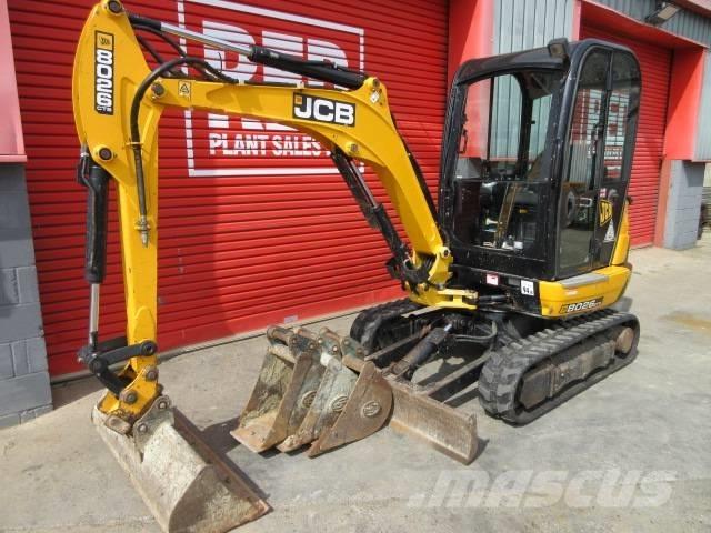 JCB 8026 CTS حفارات صغيرة أقل من 7 طن (حفارات صغيرة)