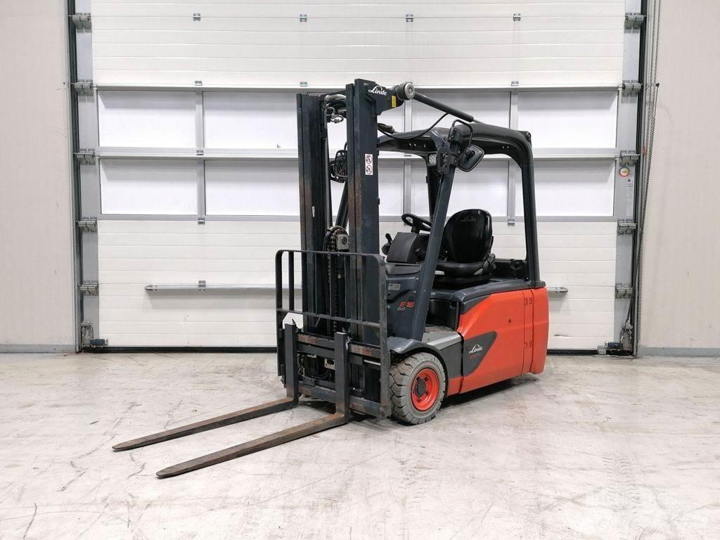 Linde E16L-02 شاحنات ذات رافعات شوكية تعمل بالكهرباء