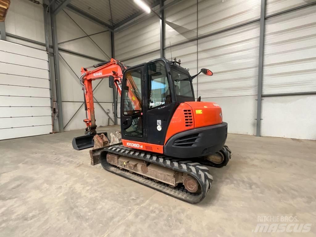 Kubota KX 080-4 حفارات وسط 7 طن - 12 طن
