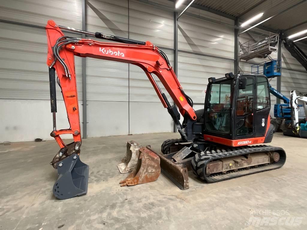 Kubota KX 080-4 حفارات وسط 7 طن - 12 طن