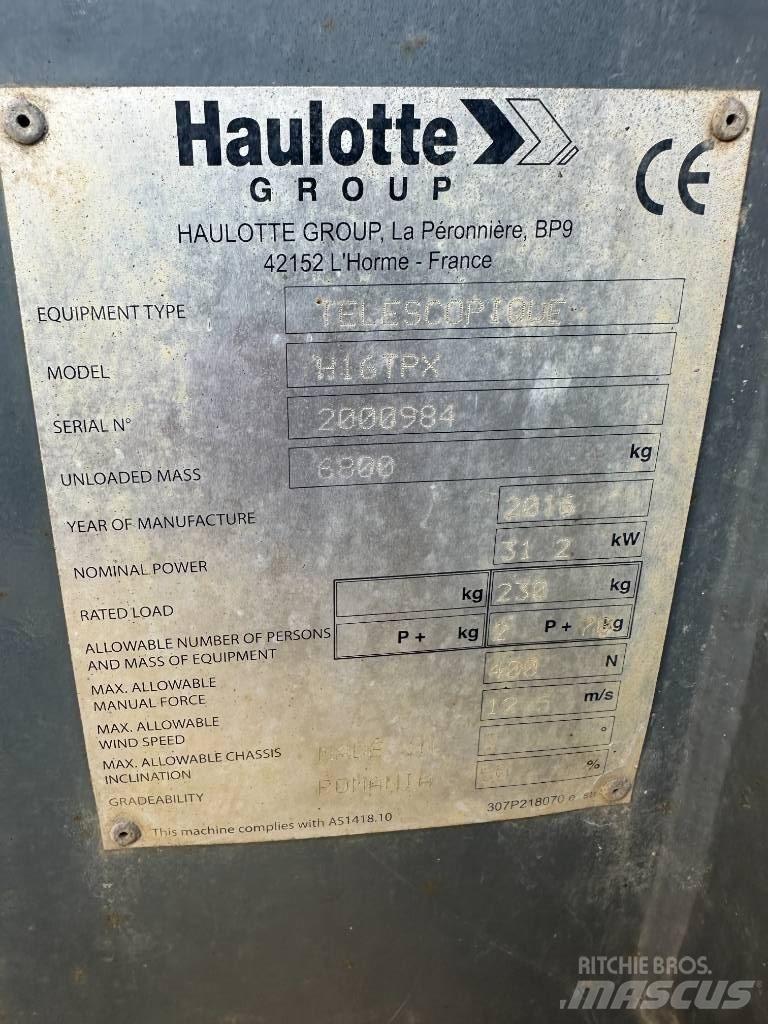 Haulotte H 16 TPX رافعات سلة تلسكوبية