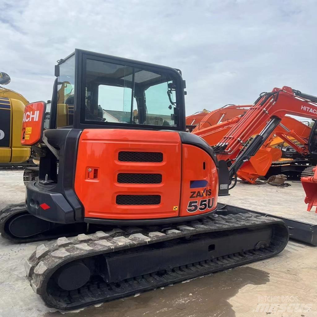 Hitachi zx55USR حفارات صغيرة أقل من 7 طن (حفارات صغيرة)