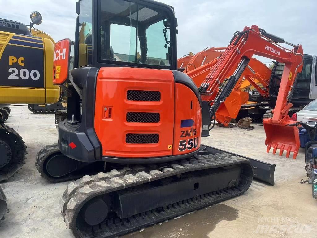 Hitachi zx55USR حفارات صغيرة أقل من 7 طن (حفارات صغيرة)