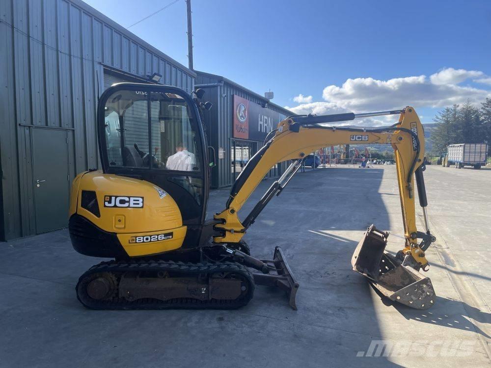 JCB 8026 حفارات صغيرة أقل من 7 طن (حفارات صغيرة)