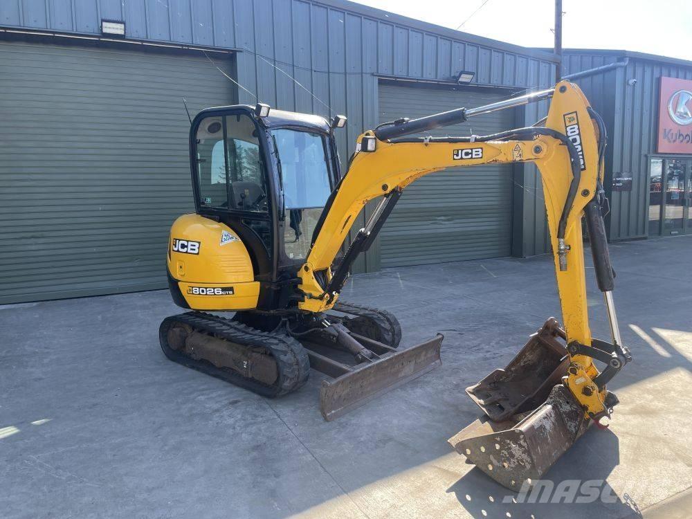 JCB 8026 حفارات صغيرة أقل من 7 طن (حفارات صغيرة)