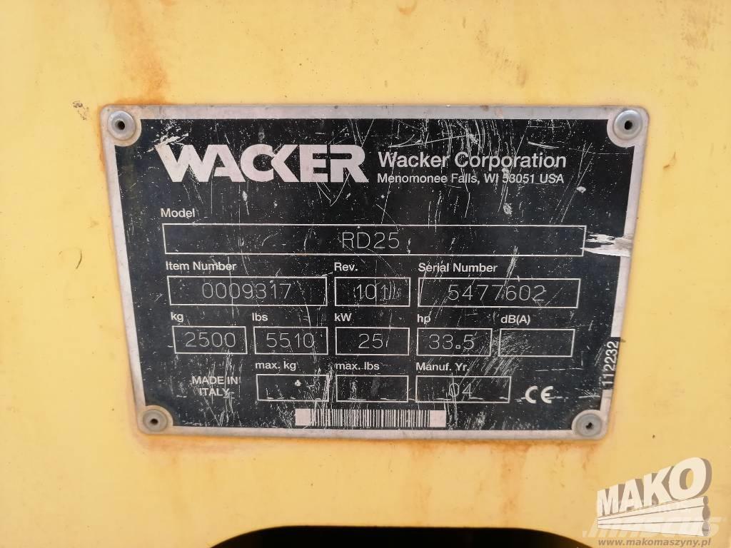 Wacker RD25 مداحل ثنائية الاسطوانة