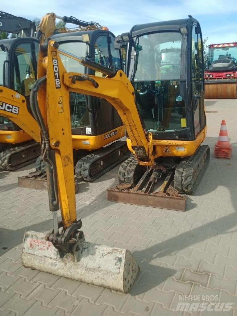 JCB 8018 حفارات صغيرة أقل من 7 طن (حفارات صغيرة)