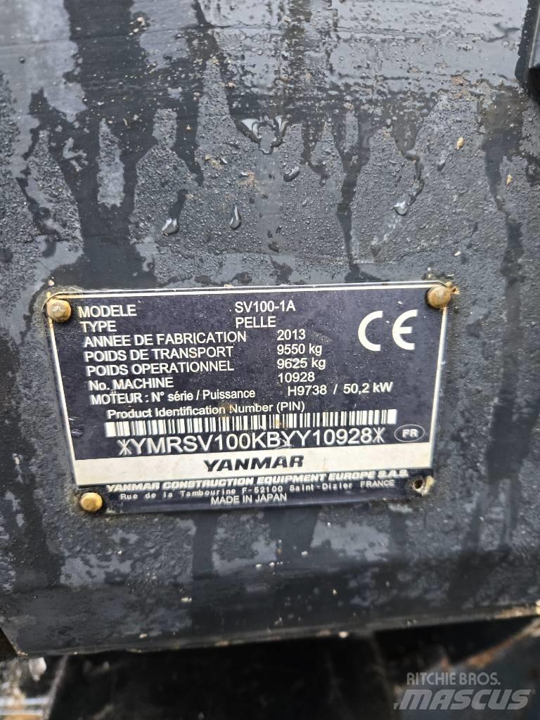 Yanmar SV 100-1A حفارات وسط 7 طن - 12 طن
