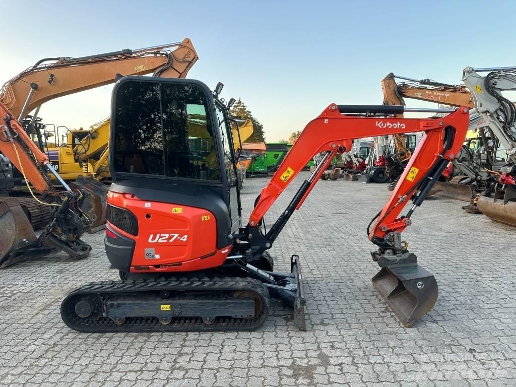 Kubota U 27-4 حفارات صغيرة أقل من 7 طن (حفارات صغيرة)