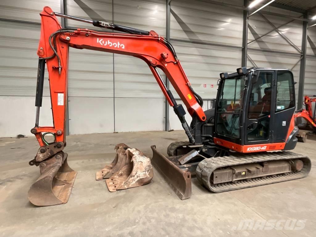 Kubota KX 080-4 A حفارات وسط 7 طن - 12 طن