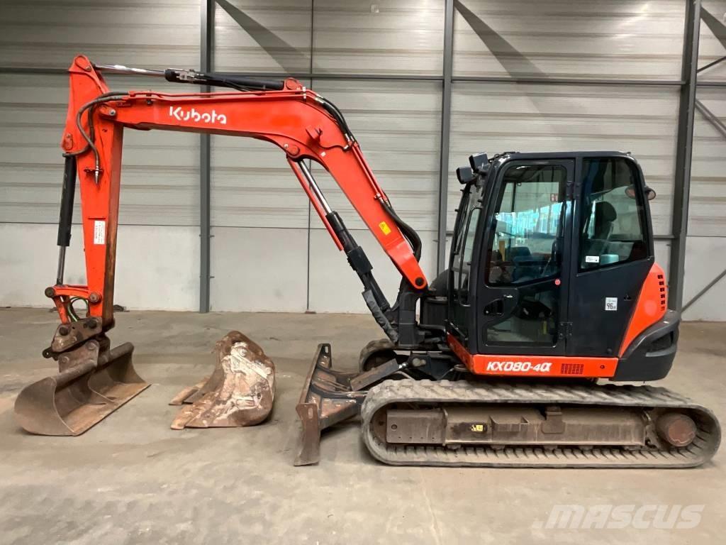 Kubota KX 080-4 A حفارات وسط 7 طن - 12 طن