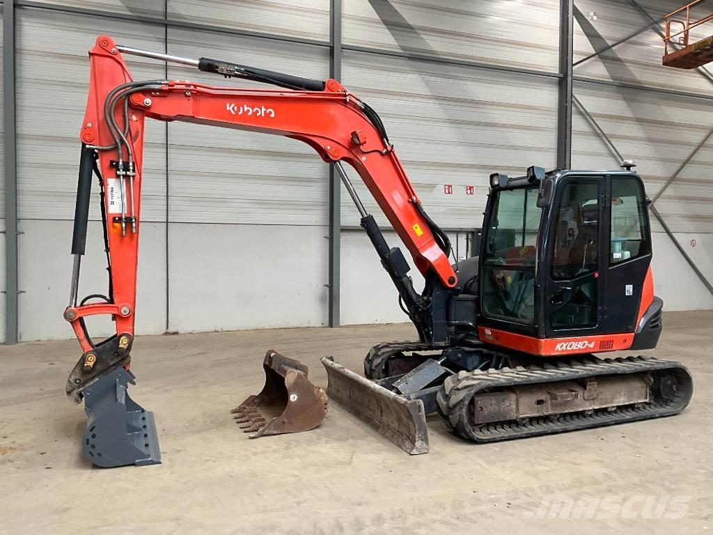 Kubota KX 080-4 حفارات وسط 7 طن - 12 طن