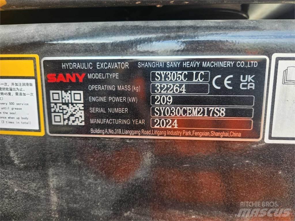 Sany SY305C حفارات زحافة