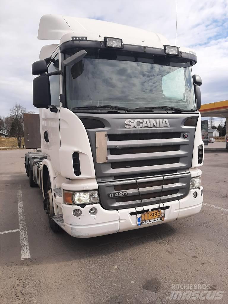 Scania G 420 شاحنات الحاويات