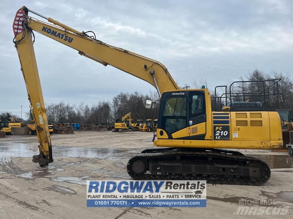 Komatsu PC 210 LC حفارات طويلة الذراع