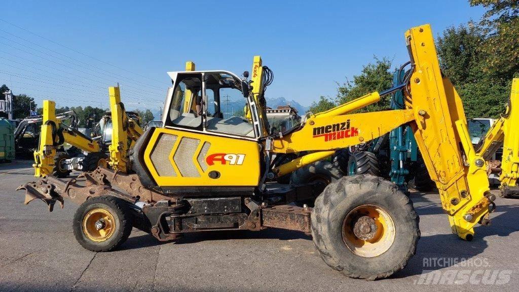 Menzi Muck A91 Mobil حفارات بعجل