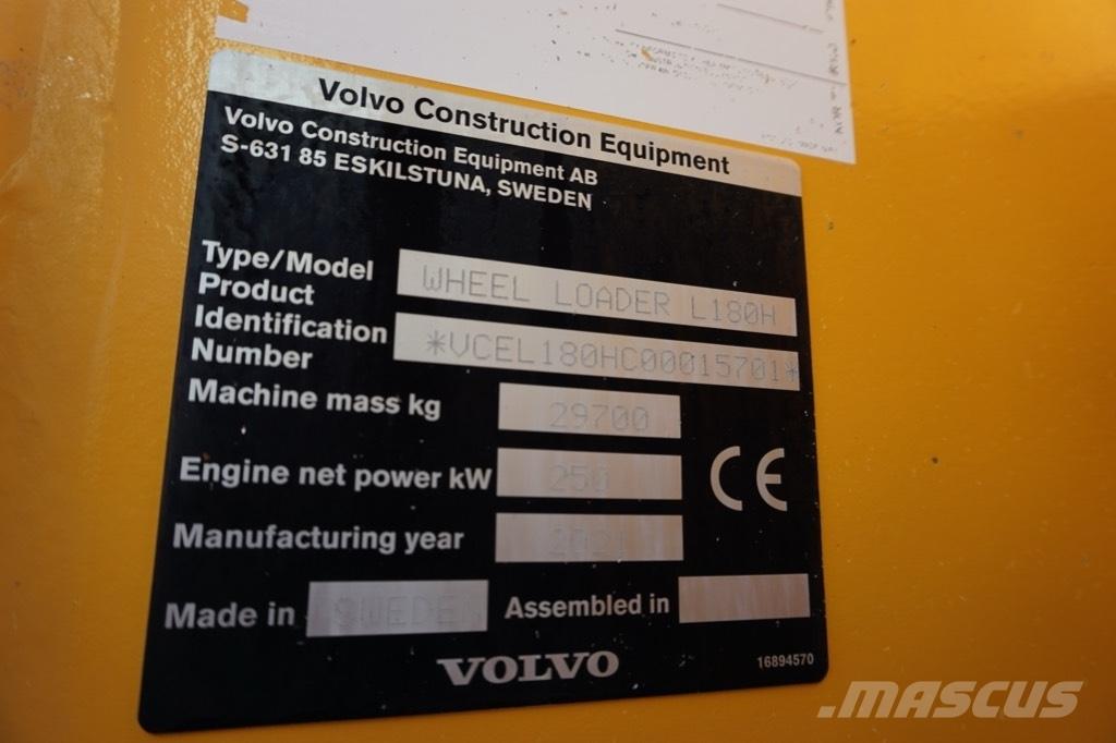 Volvo L 180 H لوادر بعجل