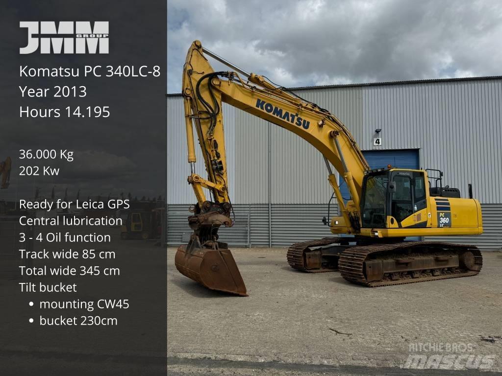 Komatsu PC360LC-10 حفارات زحافة