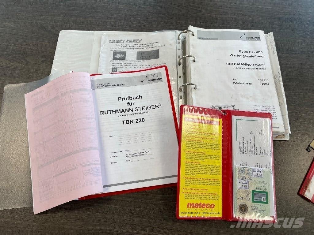 Ruthmann TBR 220 المنصات الهوائية المثبتة على شاحنة