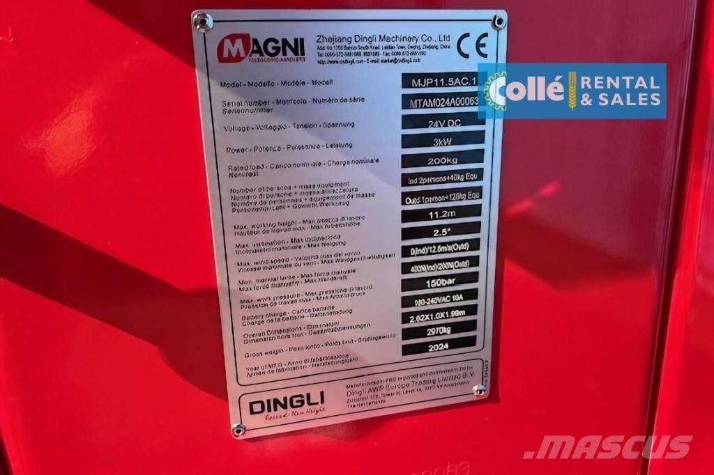Magni MJP 11.5 | 2024 رافعات سلة مفصلية
