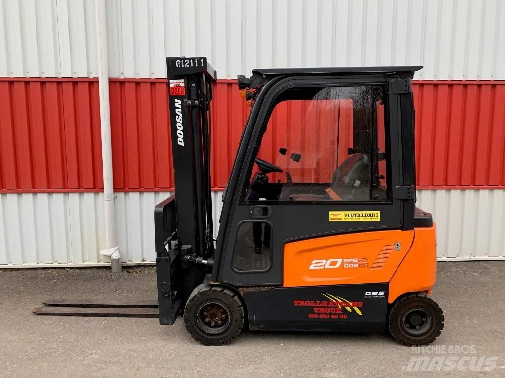 Doosan B20X-7 شاحنات ذات رافعات شوكية تعمل بالكهرباء