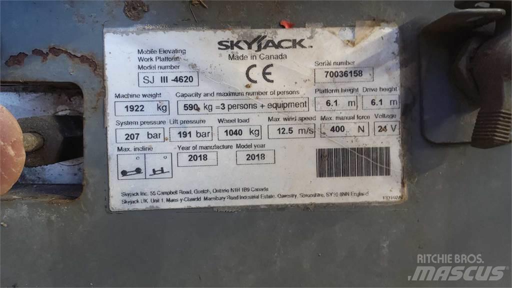 SkyJack SJIII4620 رافعات مقصية الشكل