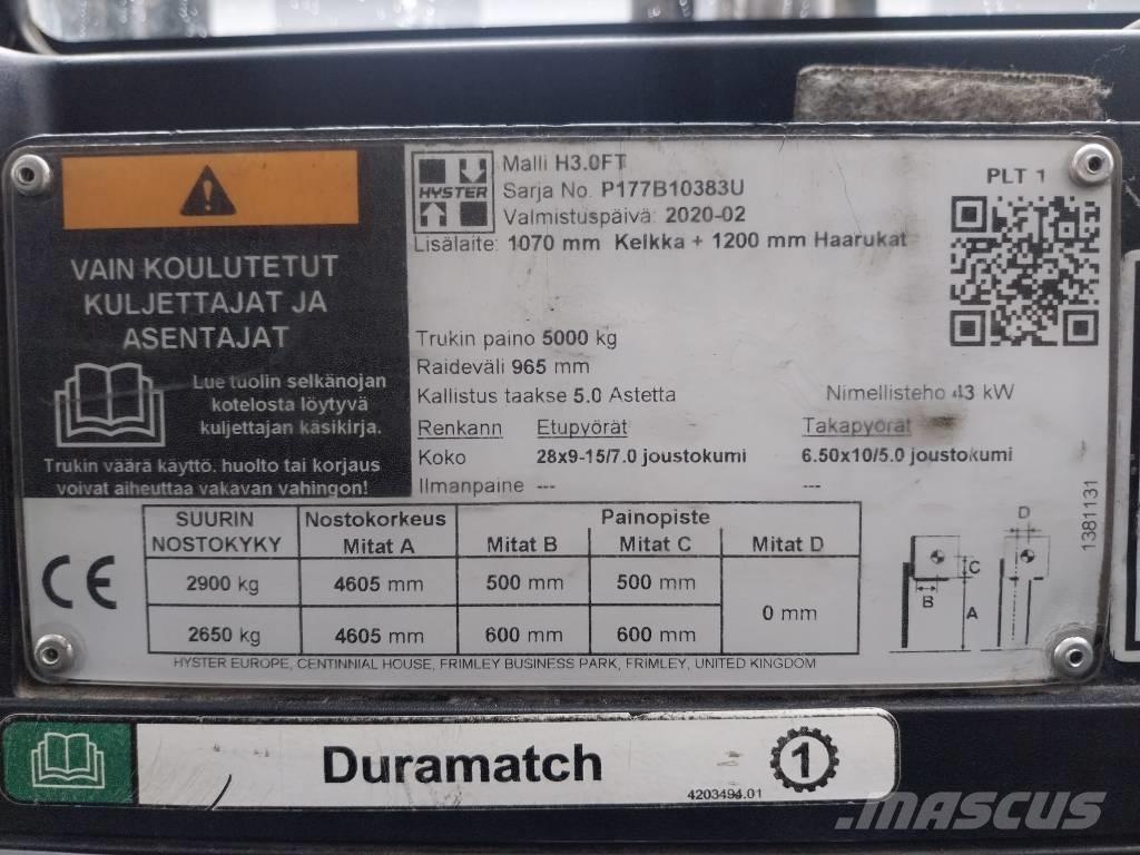 Hyster H 30 FT شاحنات الديزل