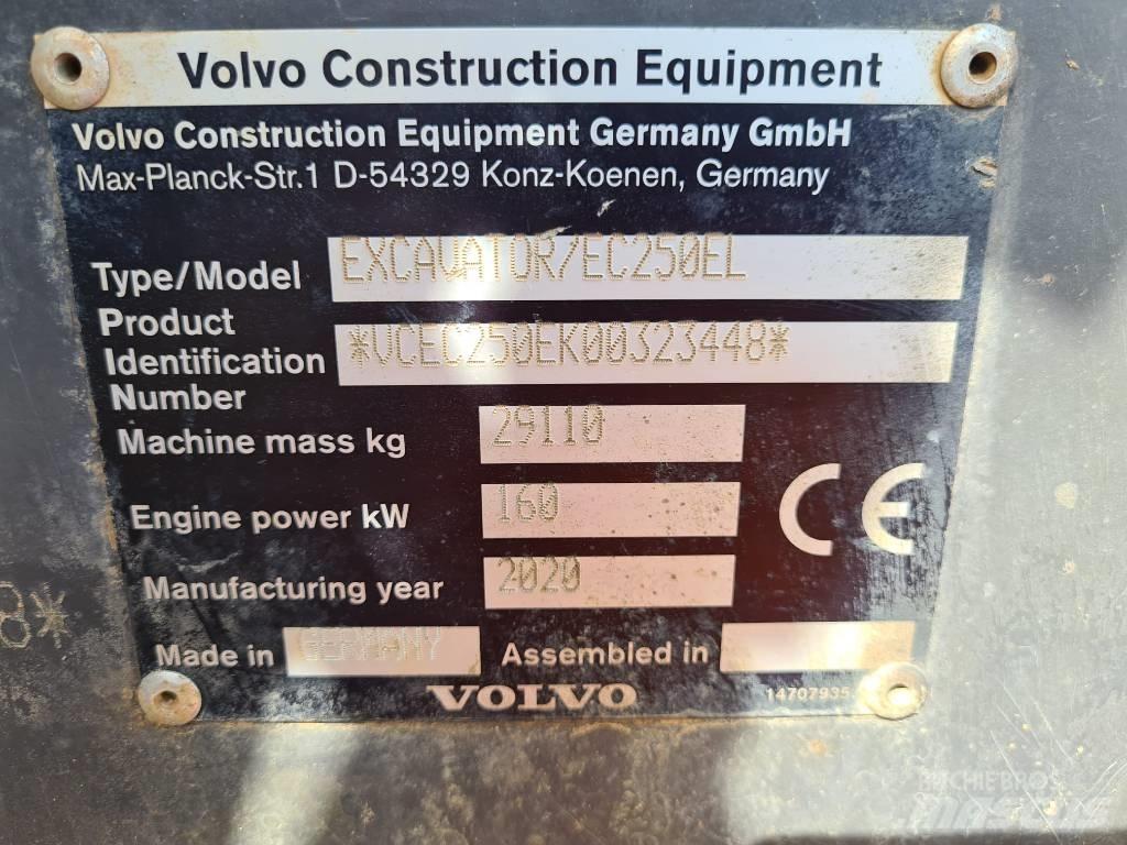 Volvo EC250 E L حفارات زحافة