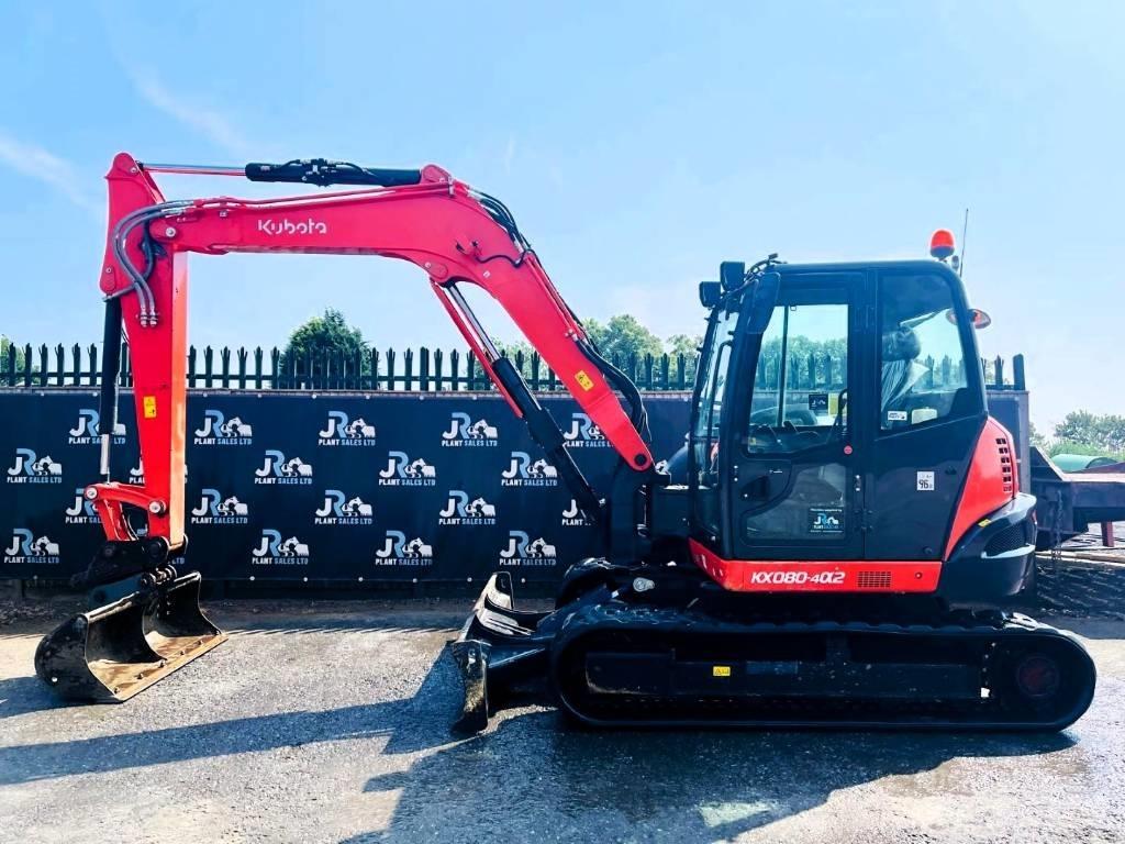 Kubota KX 080-4 حفارات وسط 7 طن - 12 طن