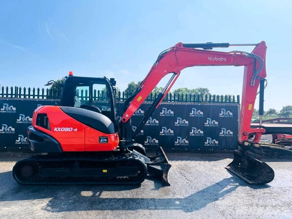 Kubota KX 080-4 حفارات وسط 7 طن - 12 طن