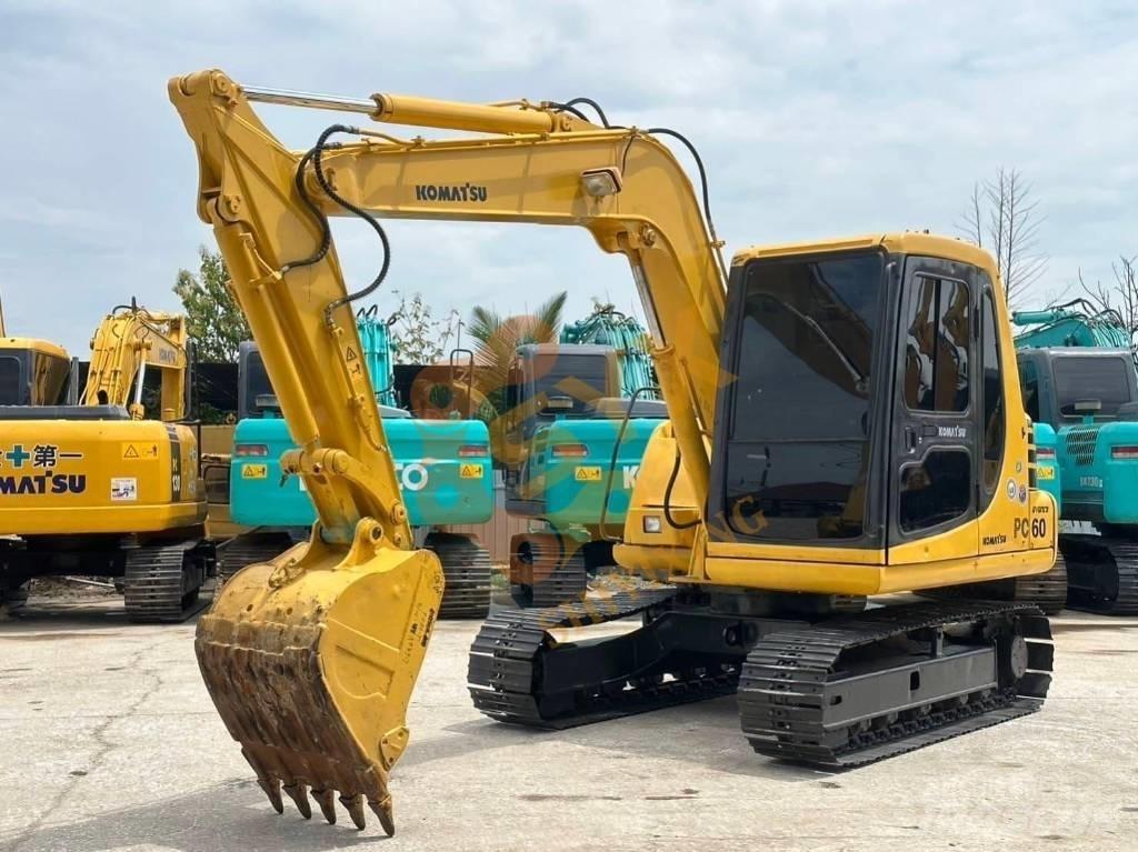 Komatsu PC 60 حفارات صغيرة أقل من 7 طن (حفارات صغيرة)