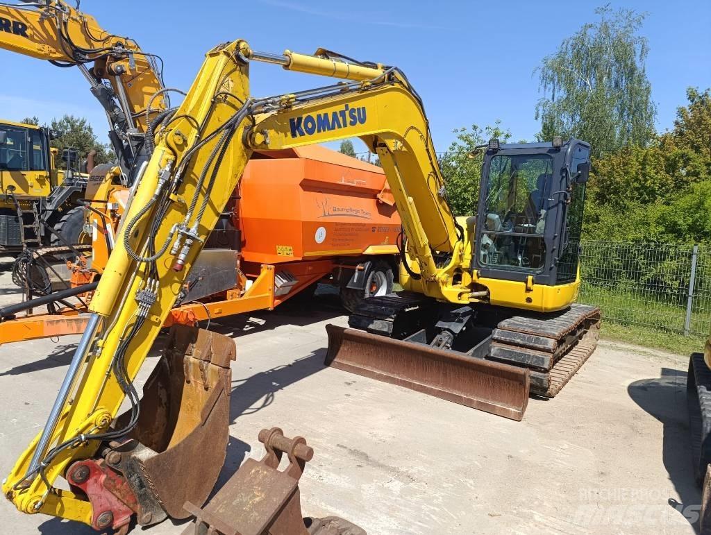 Komatsu PC 80 MR حفارات وسط 7 طن - 12 طن