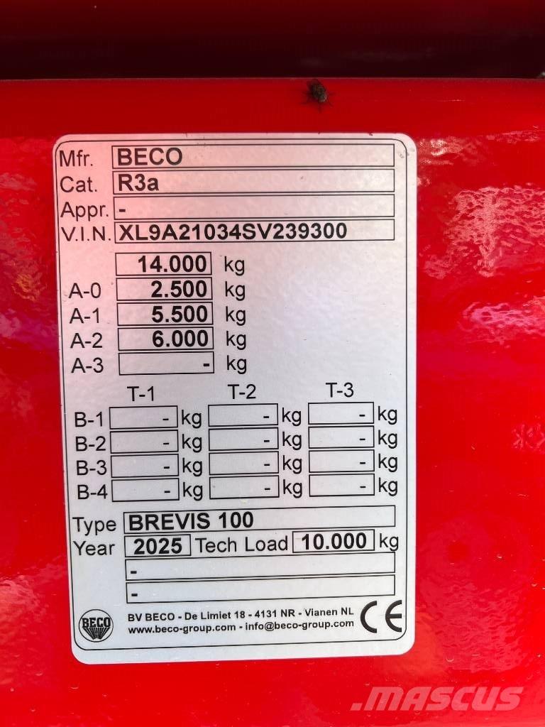 Beco brevis 100 مكونات أخرى