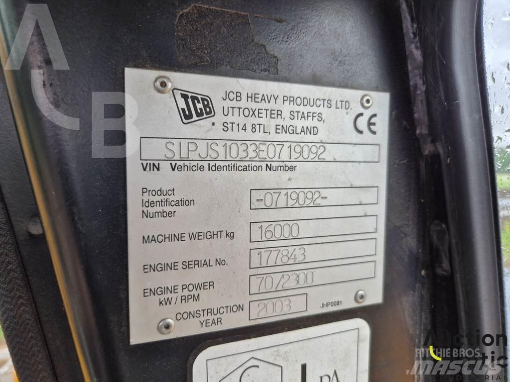 JCB JS 160 W حفارات بعجل