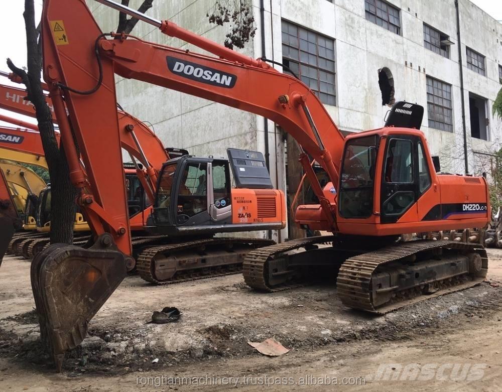 Doosan dh220lc-7 حفارات زحافة
