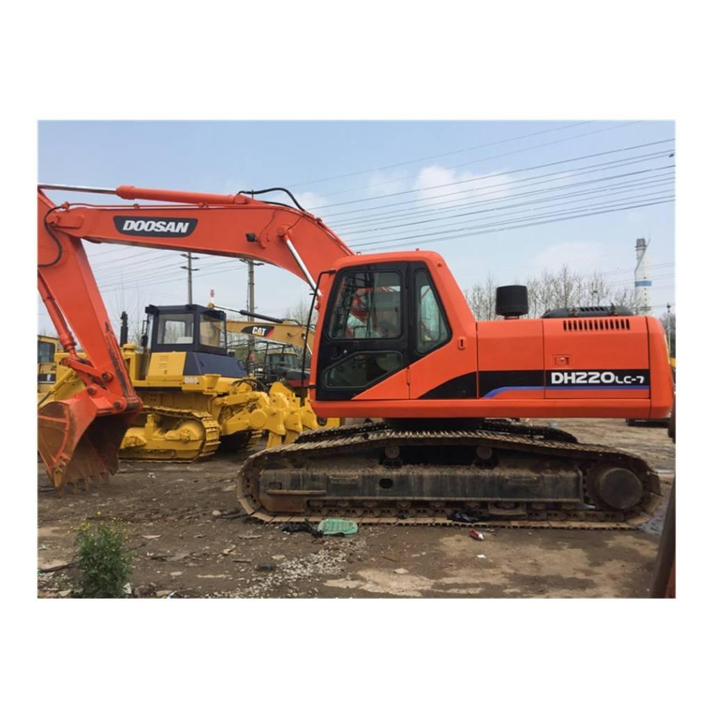 Doosan dh220lc-7 حفارات زحافة